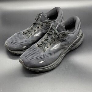 Brooks Adrenaline GTS 23 Womens Running Shoes Black Black Ebony 1203811B020, 10